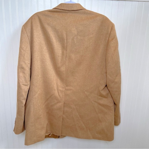 W.H Belk Vintage Tan 100% Camel Hair Men’s Blazer Sport Jacket Size 46 Regular - Picture 2 of 7